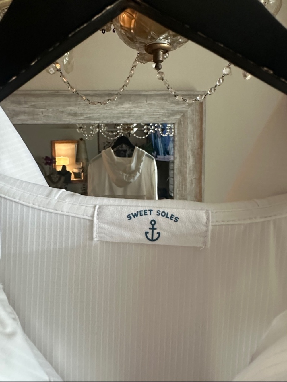 Lightweight White Hooded Windbreaker Jacket - Picture 5 of 12